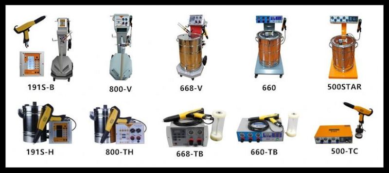 Electrostatic Powder Coat Spray Gun with Small Cup (Pistola de Pintura Electrostatica)