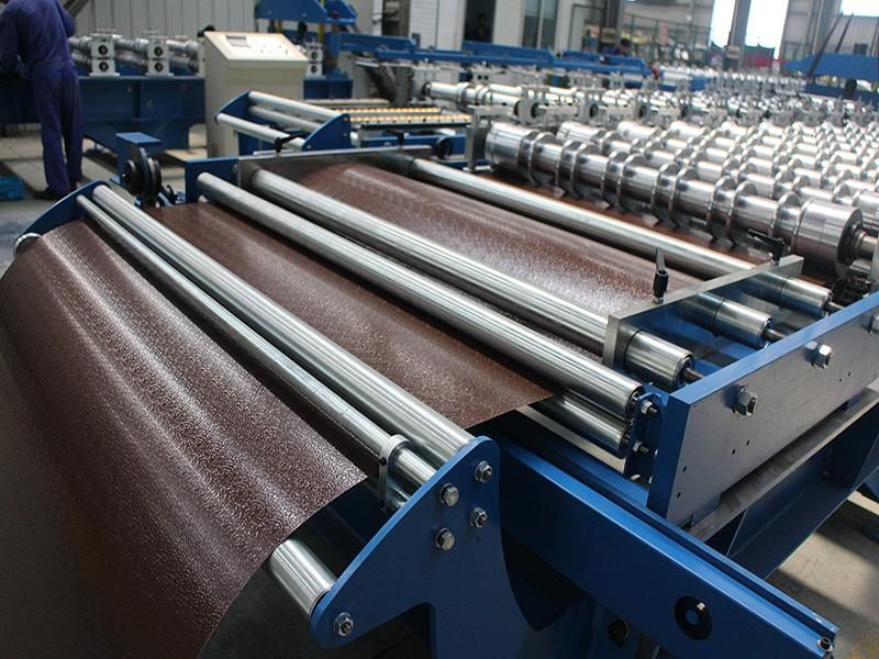 High Speed PPGI Color Steel Galvanized Roof Tile Corrugated Tile IBR Sheet Roll Forming Machine
