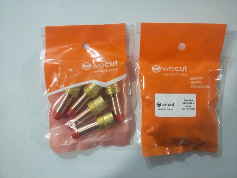 Welding Parts Gas Lens 45V26 2.4mm (WECUT Brand) for TIG Welding Torch