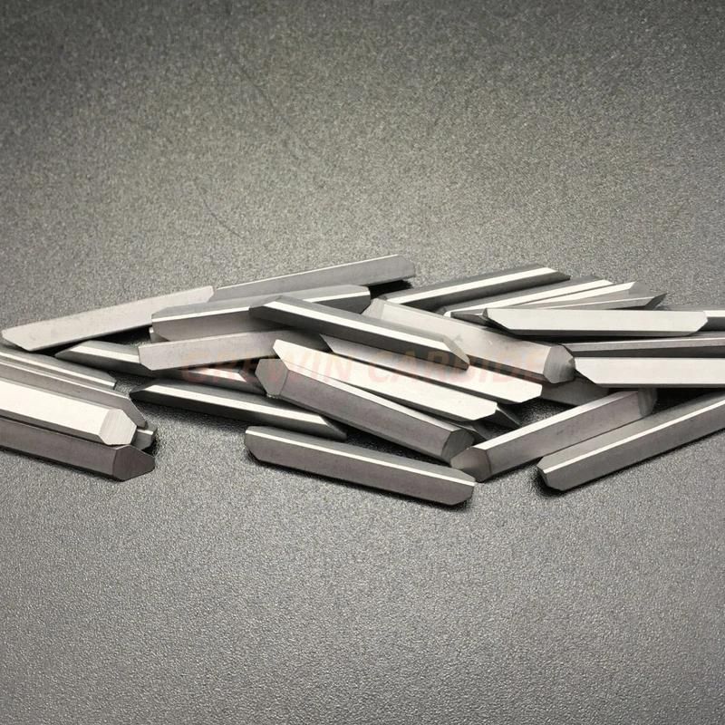 Gw Carbide-Sintered Cemented Tungsten Carbide Snow Plow Blade Inserts Cutting Tips