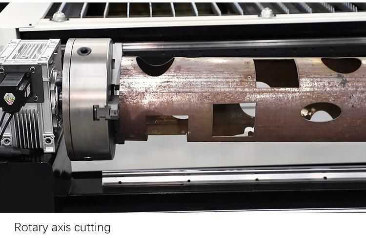 CNC Plasma Metal Tube Cutting Machine 1325 1530 Carbon Steel Plasma Cutter with 1530 Table Drilling Marking Head