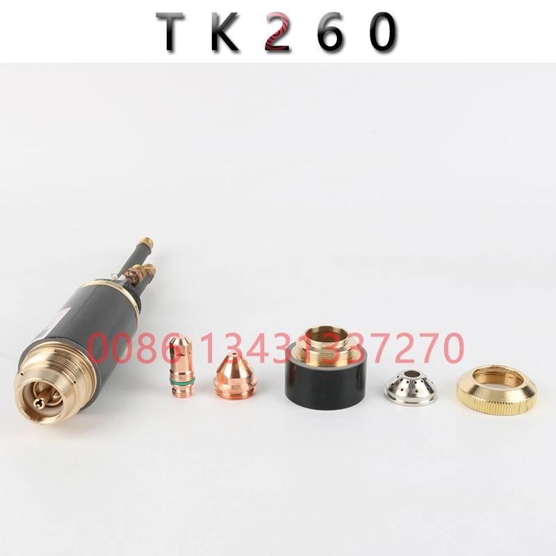 Yueyang Torch Tk260 Suitable for 200A Cutting Power Huayuan Machine Plasma Cutting Electrodo Nozzle Shield