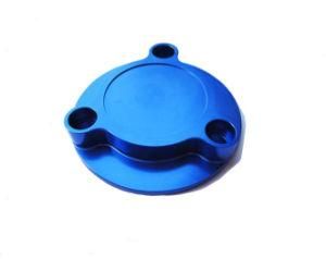 Anodized blue Cover Cap of CNC Machining Parts
