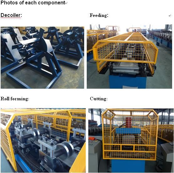 Gutter Roll Forming Machine with Guide Pillar Structure