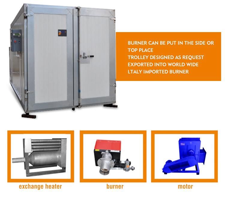 Gas Powder Coat Curing Oven