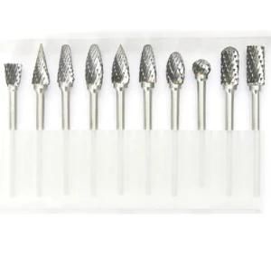 3X6 Set Tungsten Carbide Burr Set 1/8 Inch Shank 10PCS File Removal Tools