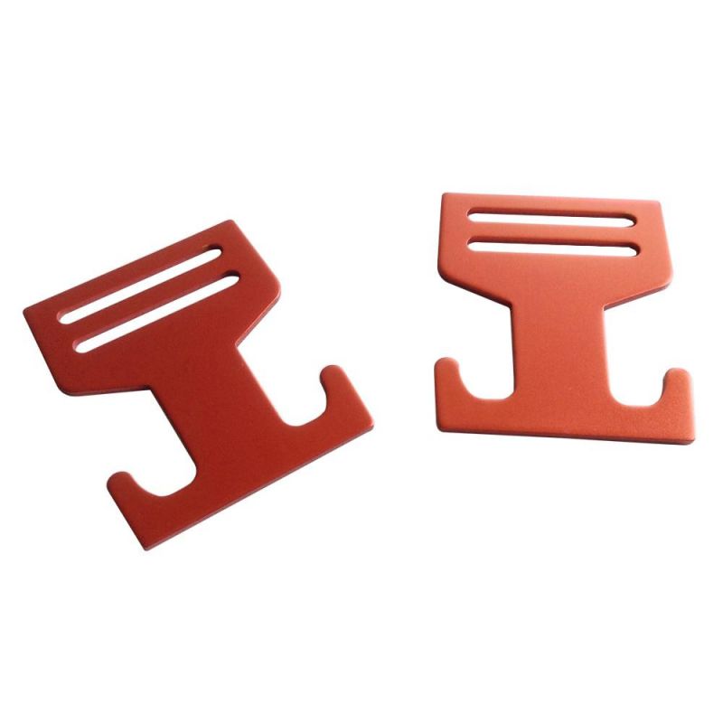 Customized Machinery Part Orange Annodizing Aluminium Stamping Part Frame