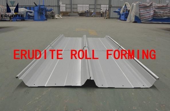 Roll Forming Machine for Seam-Lock Profile, Pre-Notching+Punching & Post Punching+Cutting