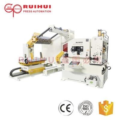 Metal Stamping Decoiler Straightener Feeder Press Feeding Systems for Thick Material Ruihui Factory