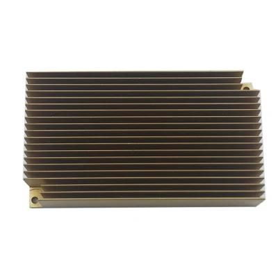 High Power Dense Fin Aluminum Heat Sink for Svg and Apf and Radio Communications and Welding Equipment and Power and Electronics and Inverter