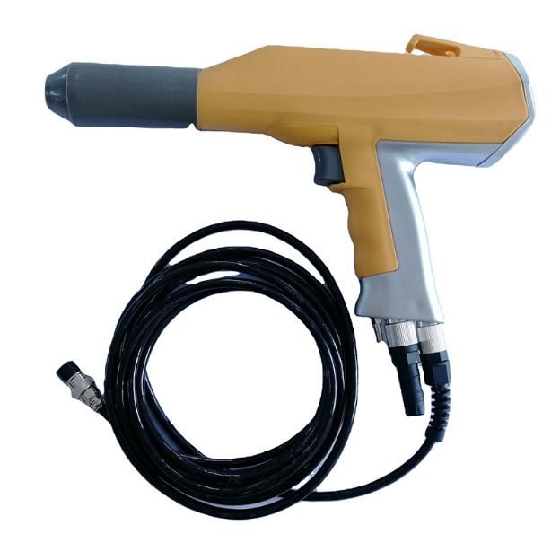 Powder Painting Equipment Manual Powder Coating Spray Gun with Fluidized Hopper