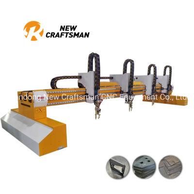 Double Driver Metal Plasma Cutter Machine with Thc and Remote