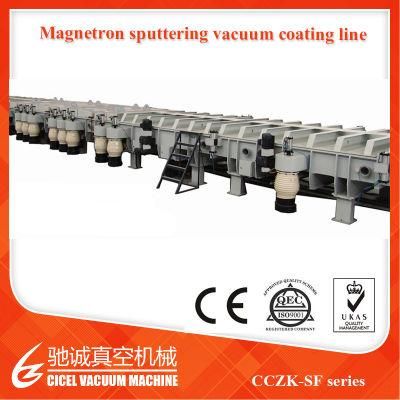 Reliable Magnetron Sputtering Glass Coating Machine Manufacturing Line Used for Low-E Glass, Silver and Aluminum Mirror Making, ITO Glass