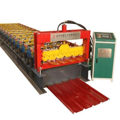 Trapezoidal Roof Tile Steel Sheet Roll Forming Making Machine