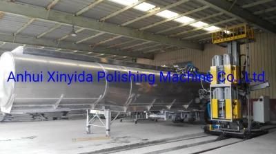 Automatically Tank Trailer External Surface Grinding Machine with Mirror Effective