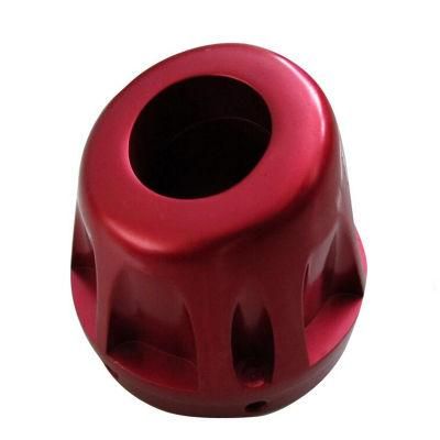 Custom CNC Metal Turning Parts Aluminum Red Anodized Spare Parts CNC Service