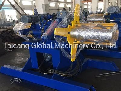 1.5-45 Tons Full Automatic Hydraulic Expansion Motorized Uncoiler / Decoiler with Coil Car