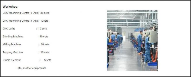 Steel Parts Aluminum Parts Fabrication CNC Machining Factory Supplying