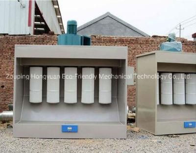 Spray Booth for Electrostatic Powder Coating with Curing Oven