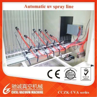 Automatic UV Spray Painting Line for Plastic Vacuuming Coating Machine