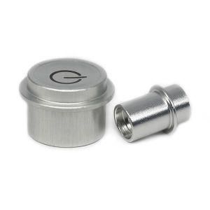Anodized Silver Color 6063 Aluminum Parts for Switch Button