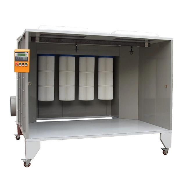 High Quality Manual Batch Spray Booth with 4 Filters