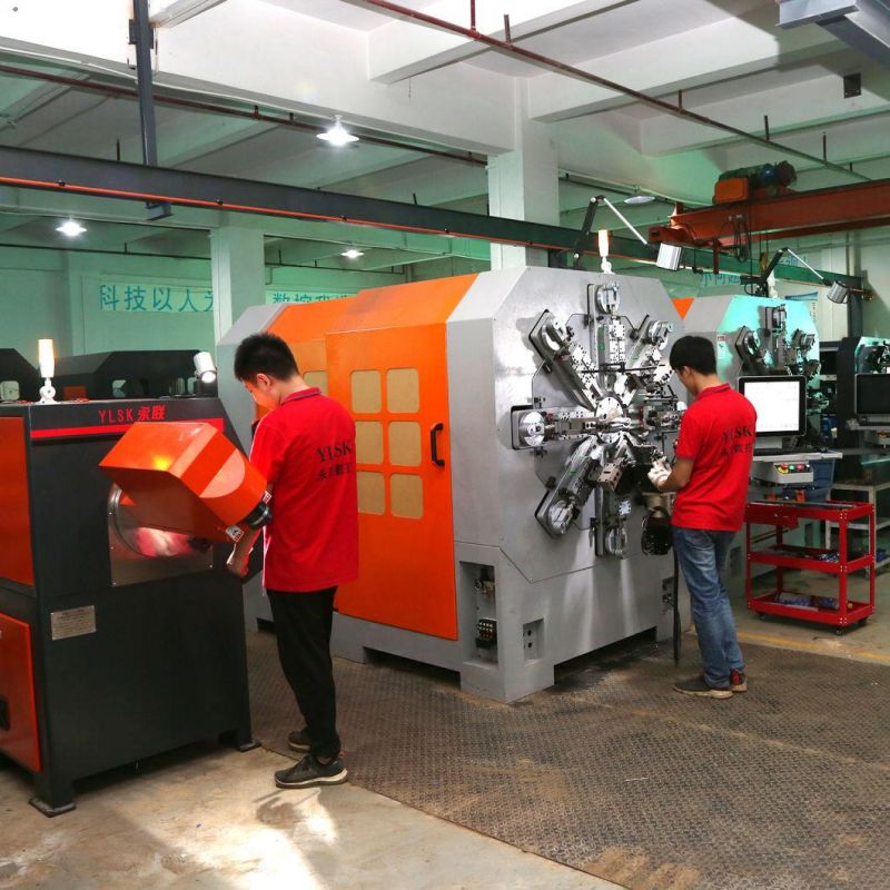 Wire Bending 10 Axis CNC High Speed Spring Machine