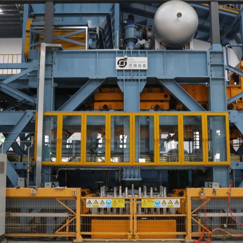 Automatic High Pressure Mould Box Moulding Line, Casting Machine
