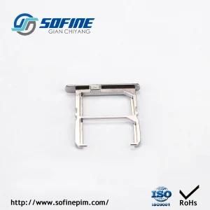 High Precision OEM MIM Parts for Mobile Phone SIM Card Tray