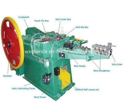 High Speed Common Wire Auto Nail Making Machines Production Line