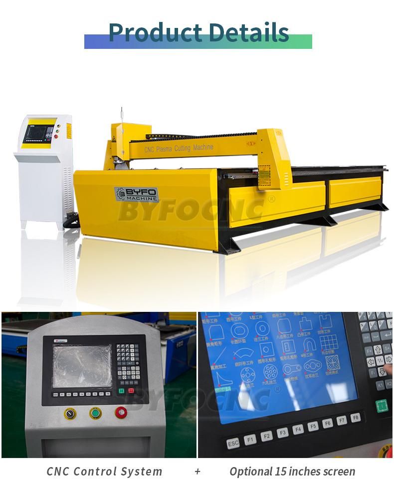 Table Type Hbt-1530/1540 CNC Plasma Cutting Machine Sheet Metal Cutter