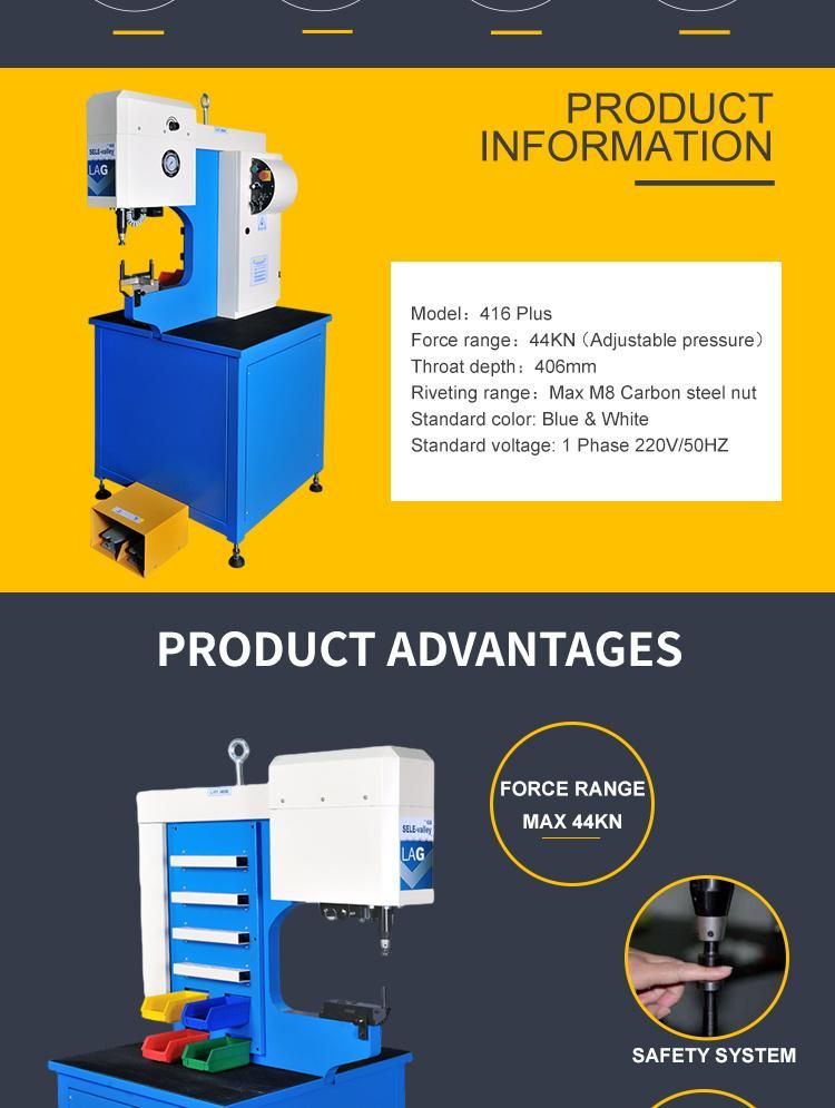 416 3 Independent Counters Tooling Protection System Fastener Insertion Machine