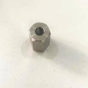 Custom CNC Turning Hexagon Coupling Nut for Medical Device, Quick Coupling