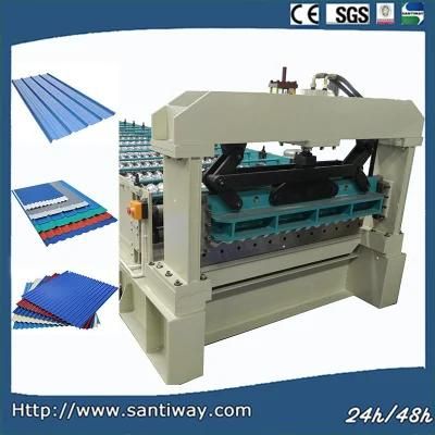 Low Price China Factory Metal Roof Panel Cold Roll Forming Machine