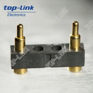 Spring Loaded Connector with 2 Contacts, High Performance