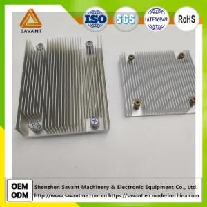 Alloy 6063 Extruded Aluminium/Aluminum Heat Sink with Machining