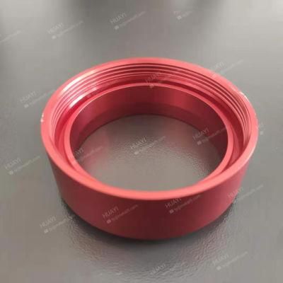OEM High Precision Custom Hollow Red CNC Machining Turning Parts