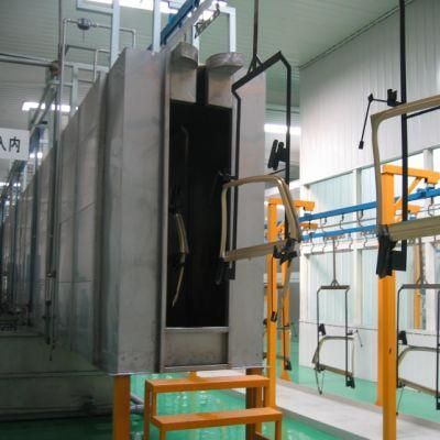 Automatic Liquid/Powder Coating Paint Spray Production Line for Lamp Post with ISO