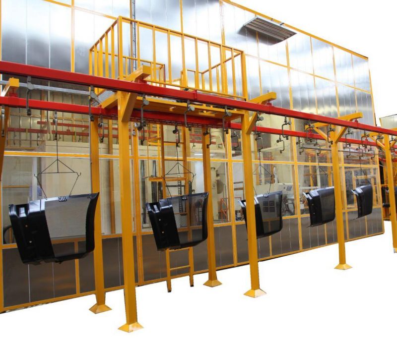 Electrostatic Powder Sprayer & Painting Machine for Aluminium Steel Section