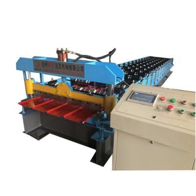 Dixin Roof Panel Steel Rolling Forming Machine/ Trapezoidal Metal Roof Sheet Forming Machine