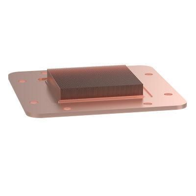 Copper Skived Fin Heat Sink for Inverter and Electronics and Svg and Apf and Power