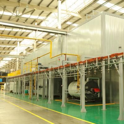 Automatic Liquid/Powder Coating Production Line for Lamp Post