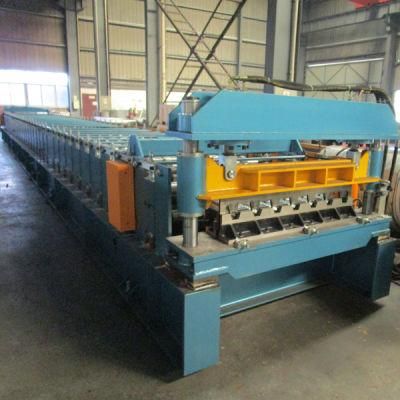 914 Floor Automatic Floor Deck Working Line Floor Decking Panel Steel Roll Forming Machine