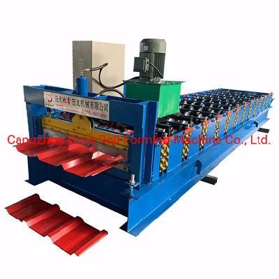 Mtal 840 Trapezoidal Auto Roofing Panel Steel Sheet Roll Forming Machine