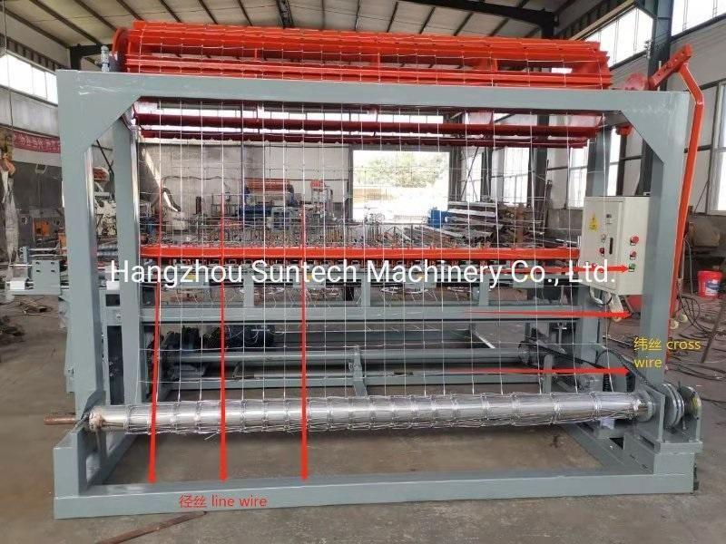 Fixed Knot Grassland Fence Deer Net Making Machine