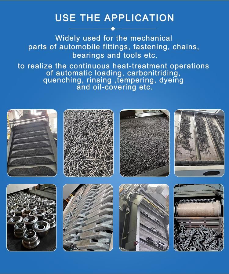 Bolt and Screw Furnace Heat Treatment Furnace Line Mesh Belt Furnace
