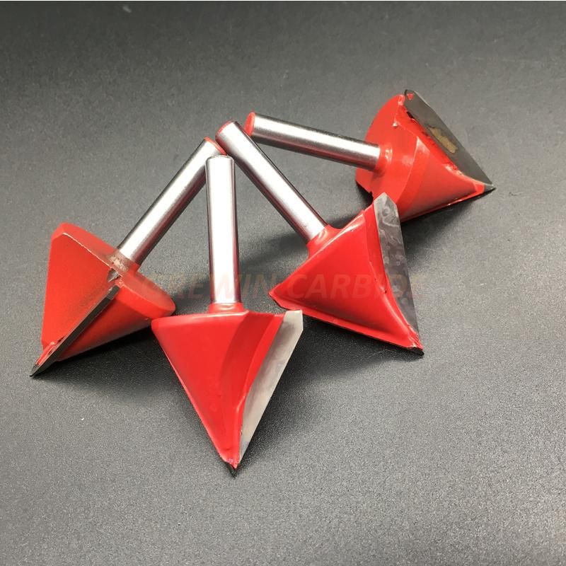 Gw Carbide-3D V-Type Carbide Router Bit Woodworking End Mill CNC Router