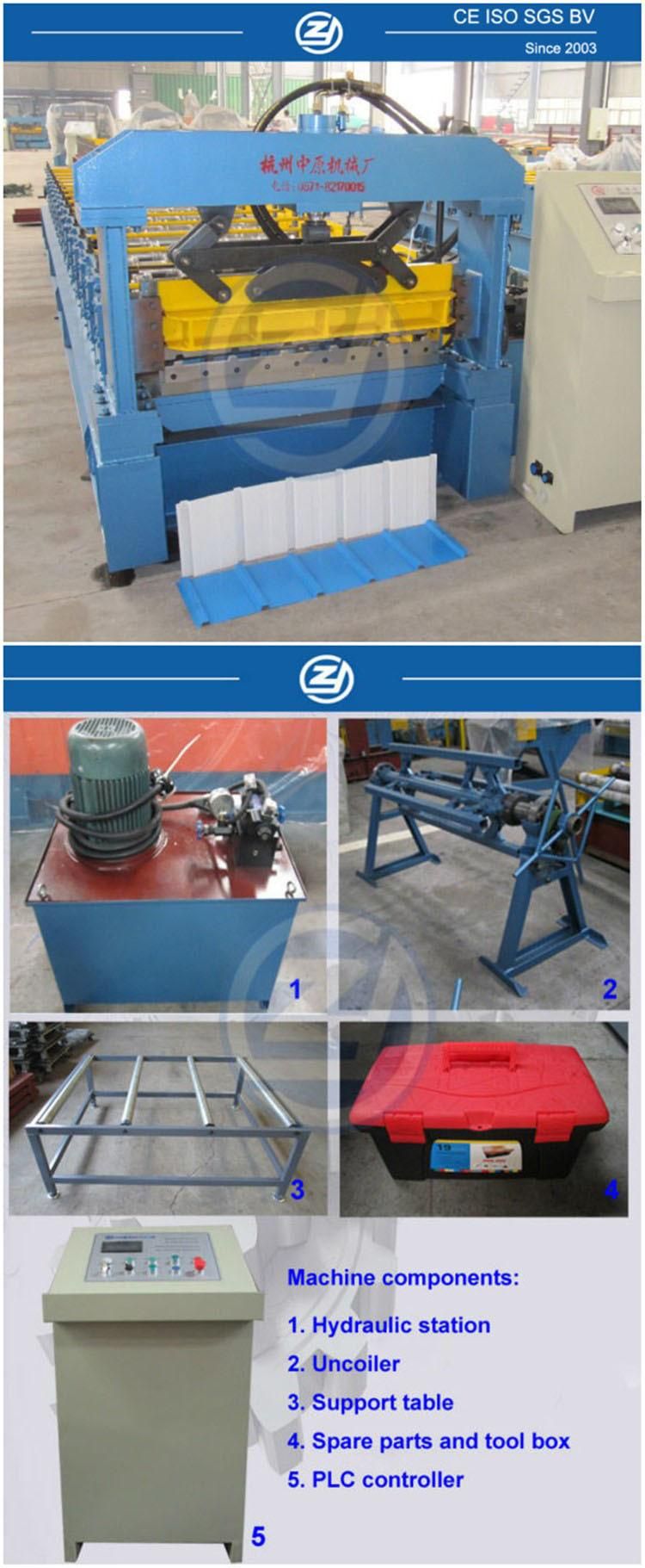 Metal Roofing Galvanized Aluminum Corrugated Steel Sheet Making Machinery Colored Steel Wall Roof Panel Cold Roll Forming Machine Factory Price