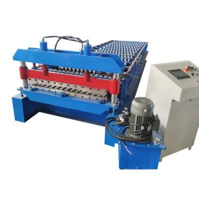 Metal Roofing Galvanized Aluminum Corrugated Steel Sheet Making Machine