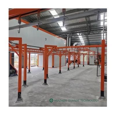 Automatic Paint Metal Parts Powder Coating Line